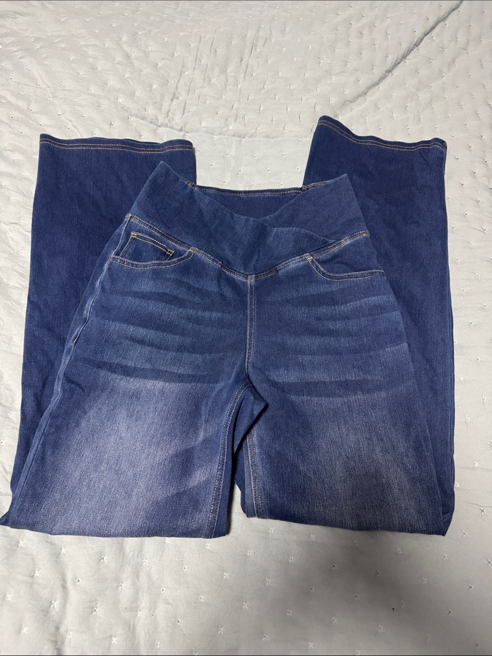 HALARA Blue Stretch Pull-On Jeggings